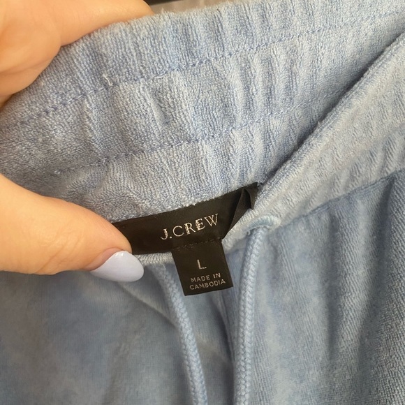 J. Crew Tie-waist towel terry short Size Large - Picture 10 of 11